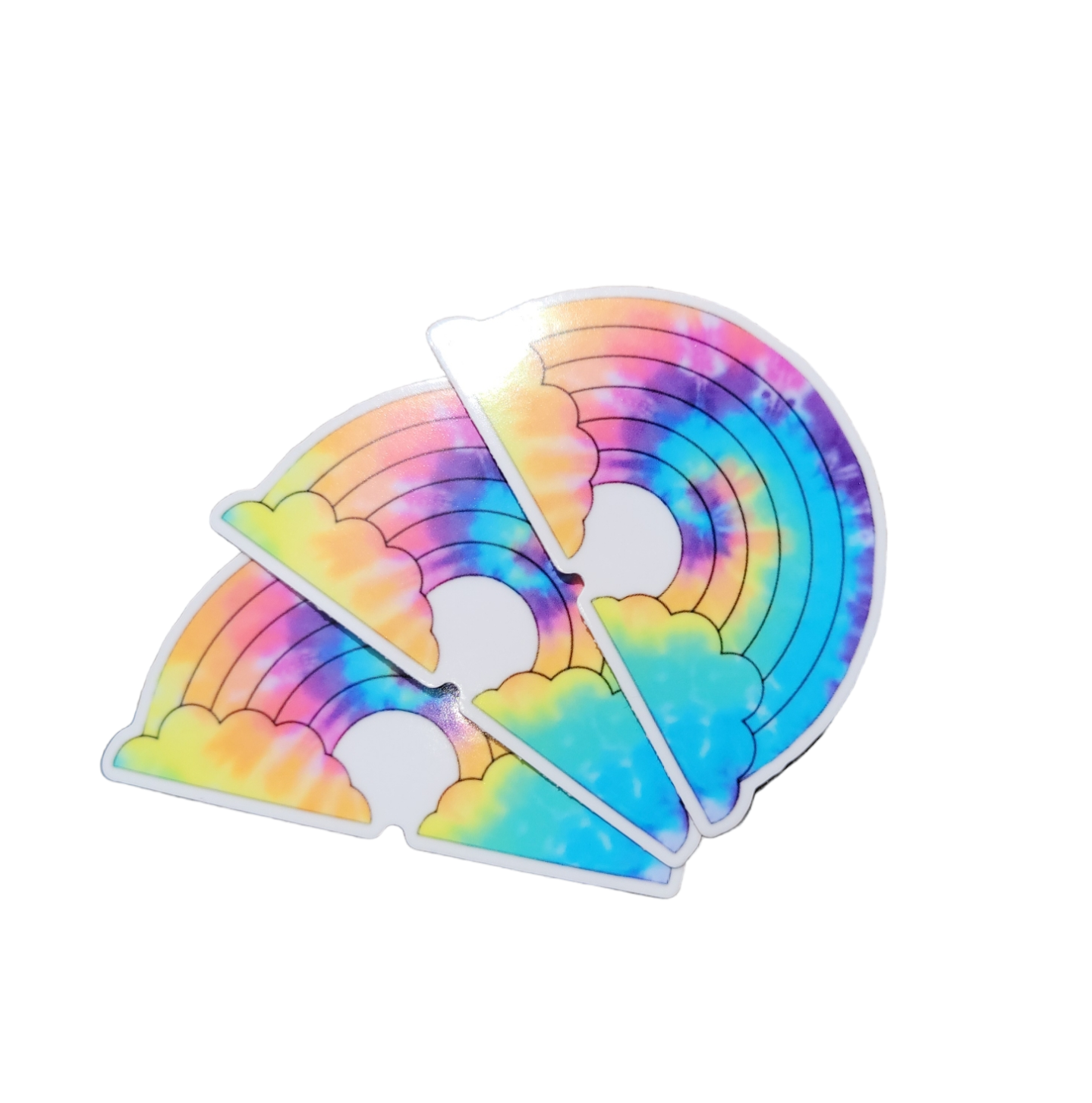 Rainbow Tie Dye Sticker 3"