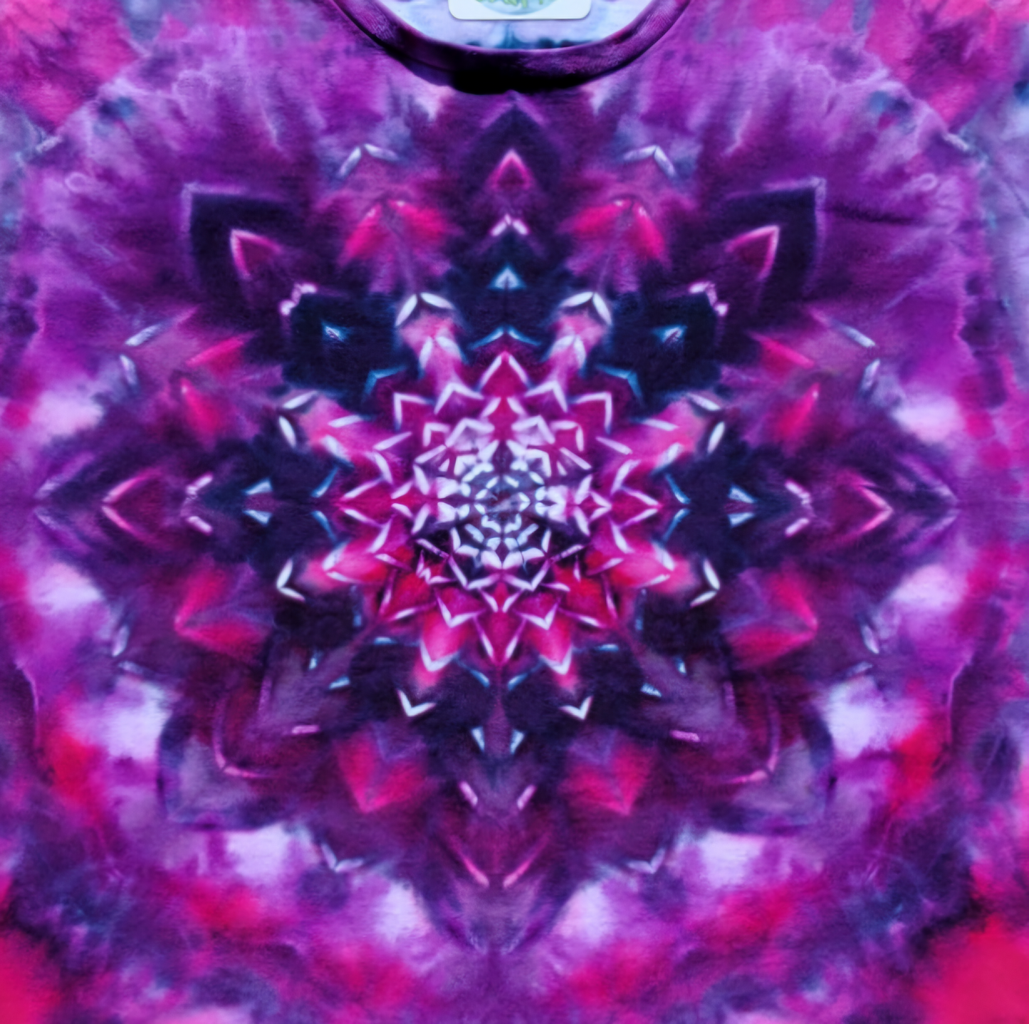 Flower Mandala in Purples and Pinks, Size XL