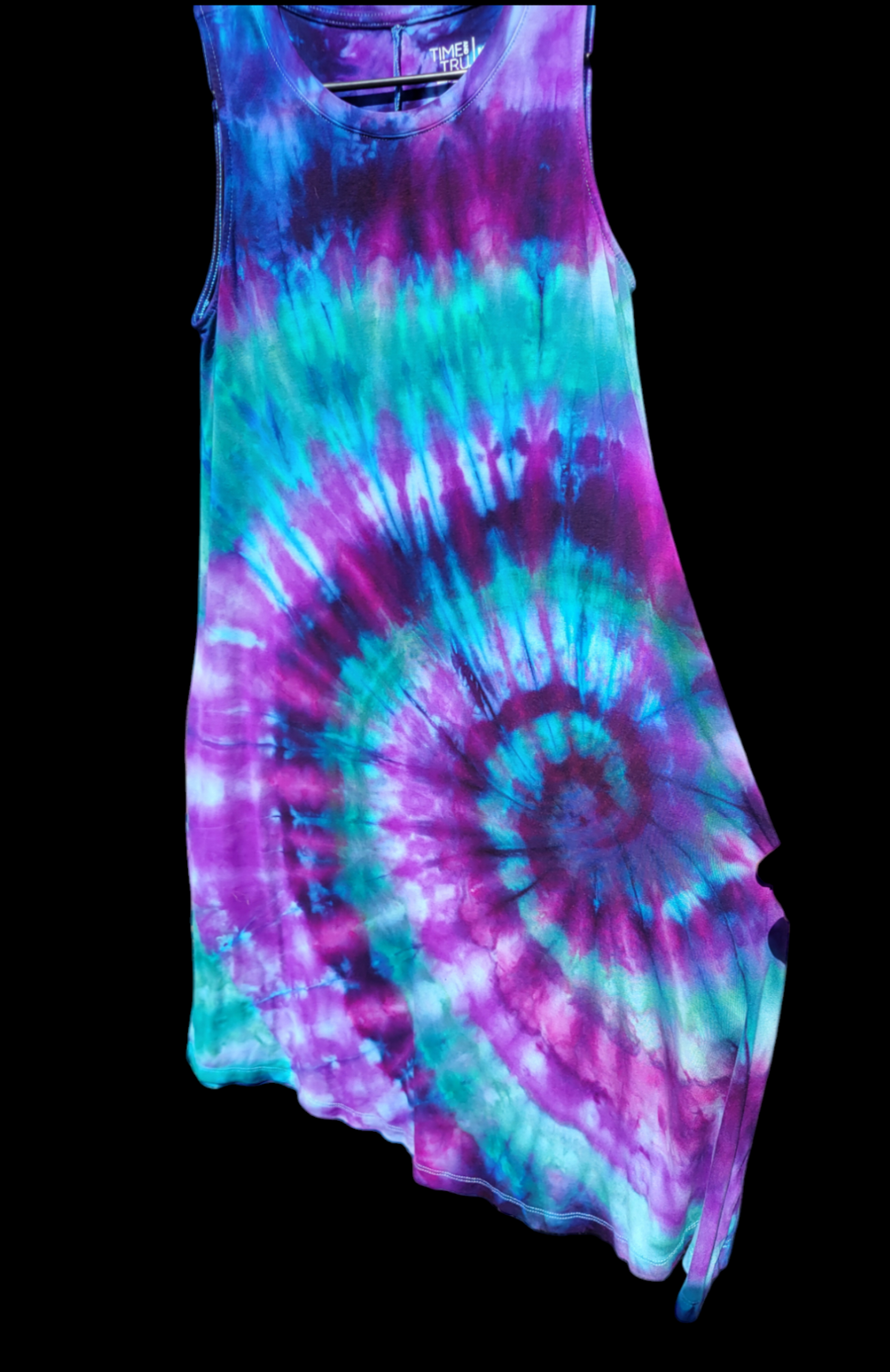 Tie Dye Tank Pocket Dress, Medium