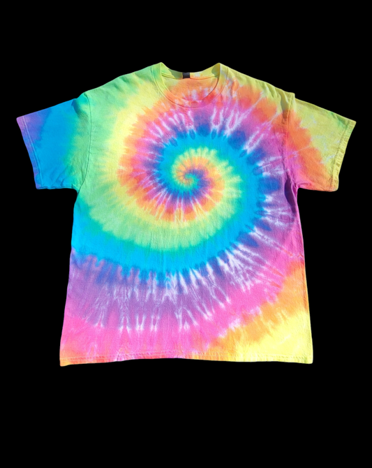 Pastel Tie Dye Spiral T-Shirt