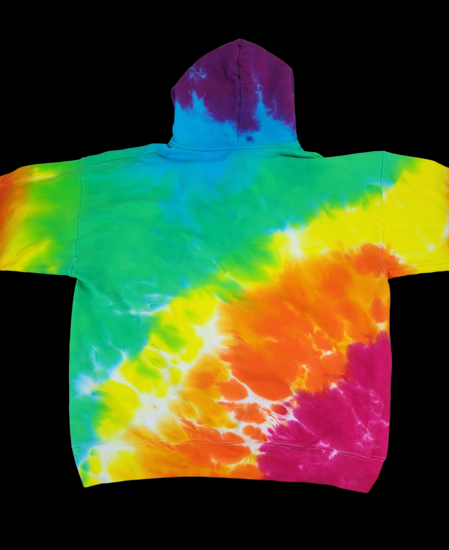 Rainbow Gradient Hoodie, Large