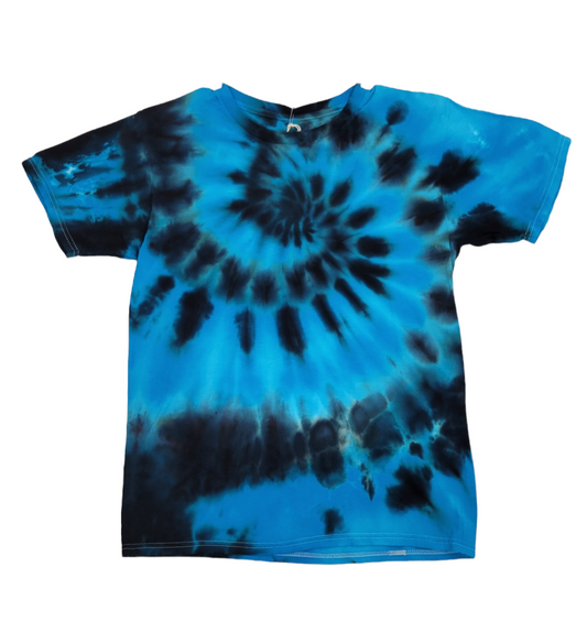 Youth T-Shirt in Blue and Black, Size Youth XL